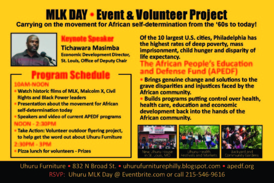 Mlk Day Event Volunteer Project West Philly Local