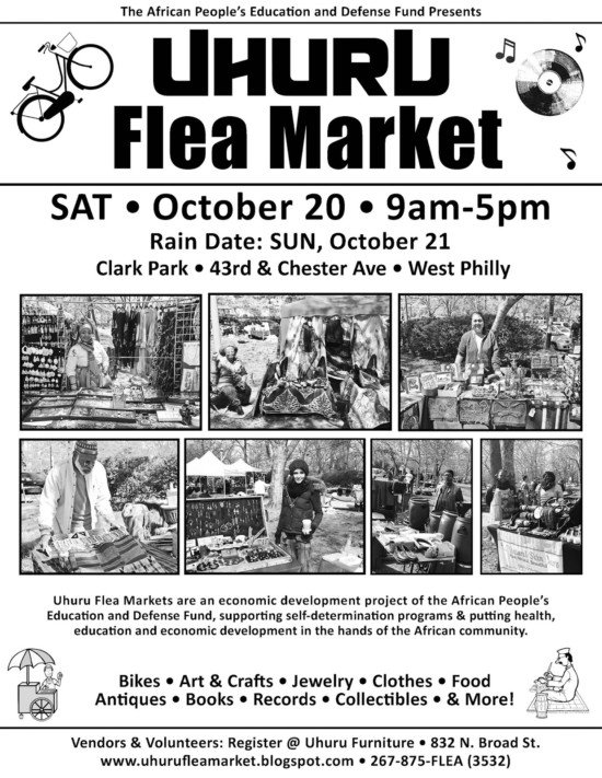 Uhuru Flea Market October Season Finale West Philly Local