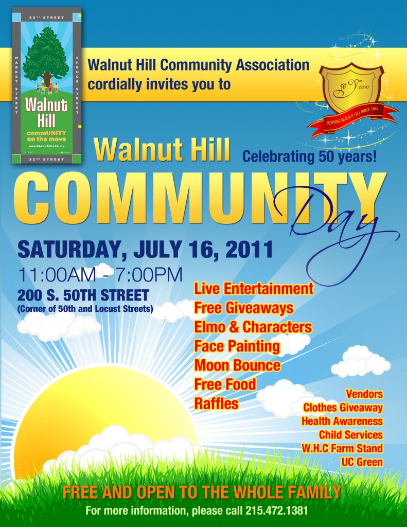 Walnut Hill Community Day Poster