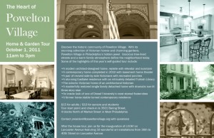 Powelton Village Home & Garden Tour flyer