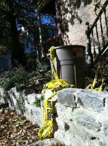 Crime scene. 49th & Springfield.