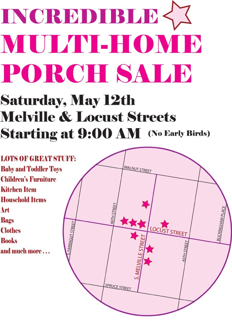 Porch Sale flyer