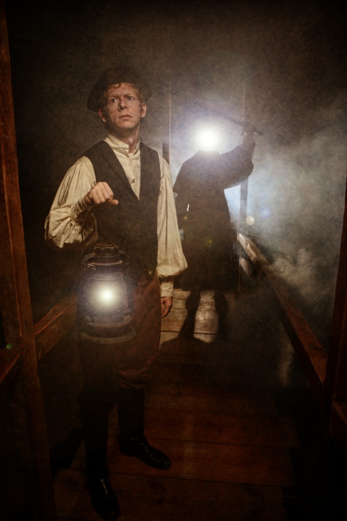 Photo by Kyle Cassidy, featuring Josh Hitchens as Ichabod Crane. 