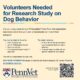 Local volunteers needed for Penn Vet study